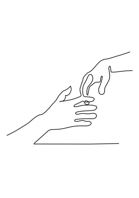 Art Figure Line Drawing Wall Art