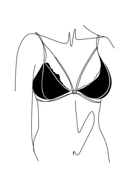 Art Figure Line Drawing Wall Art