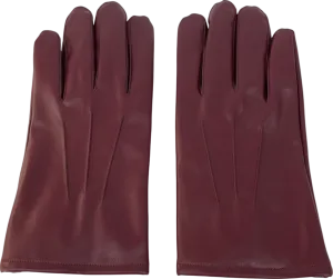 ASOS Red Faux Leather Gloves UK L/XL