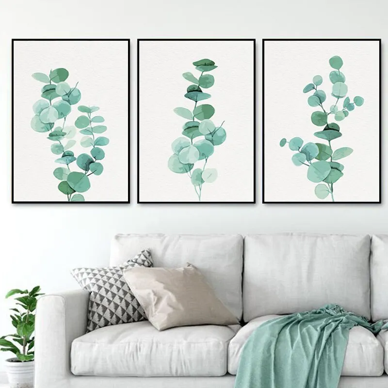 Australian Eucalyptus Watercolour Wall Art