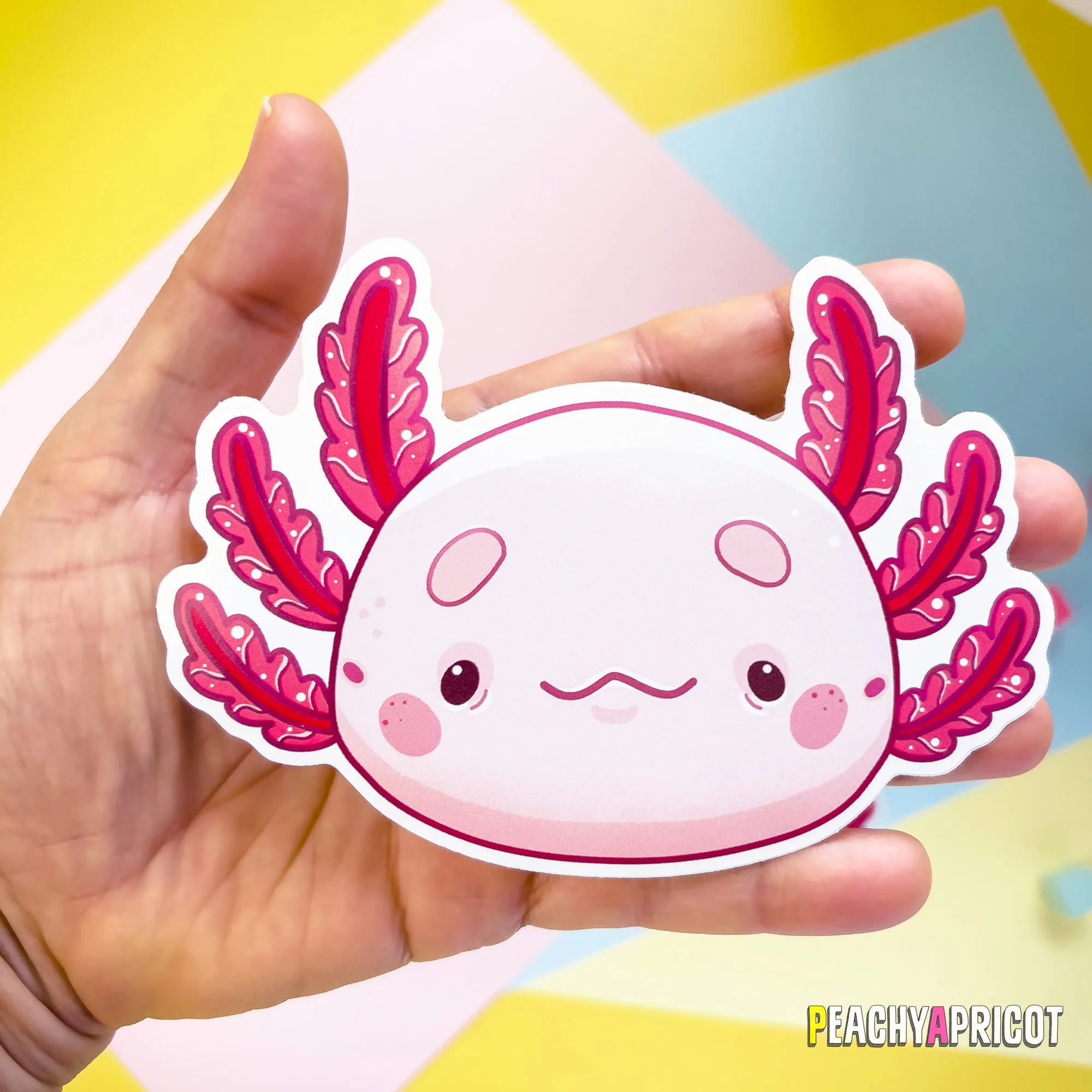 Axolotl Vinyl Sticker