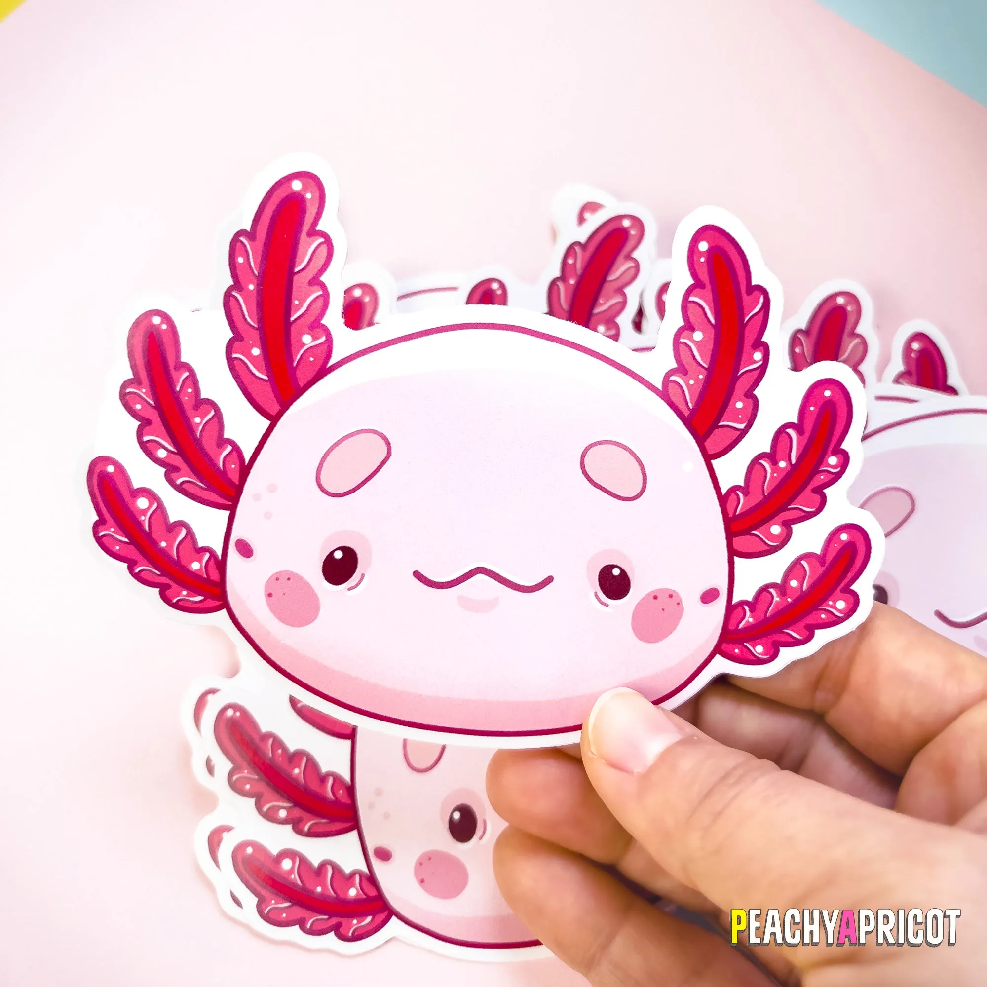 Axolotl Vinyl Sticker