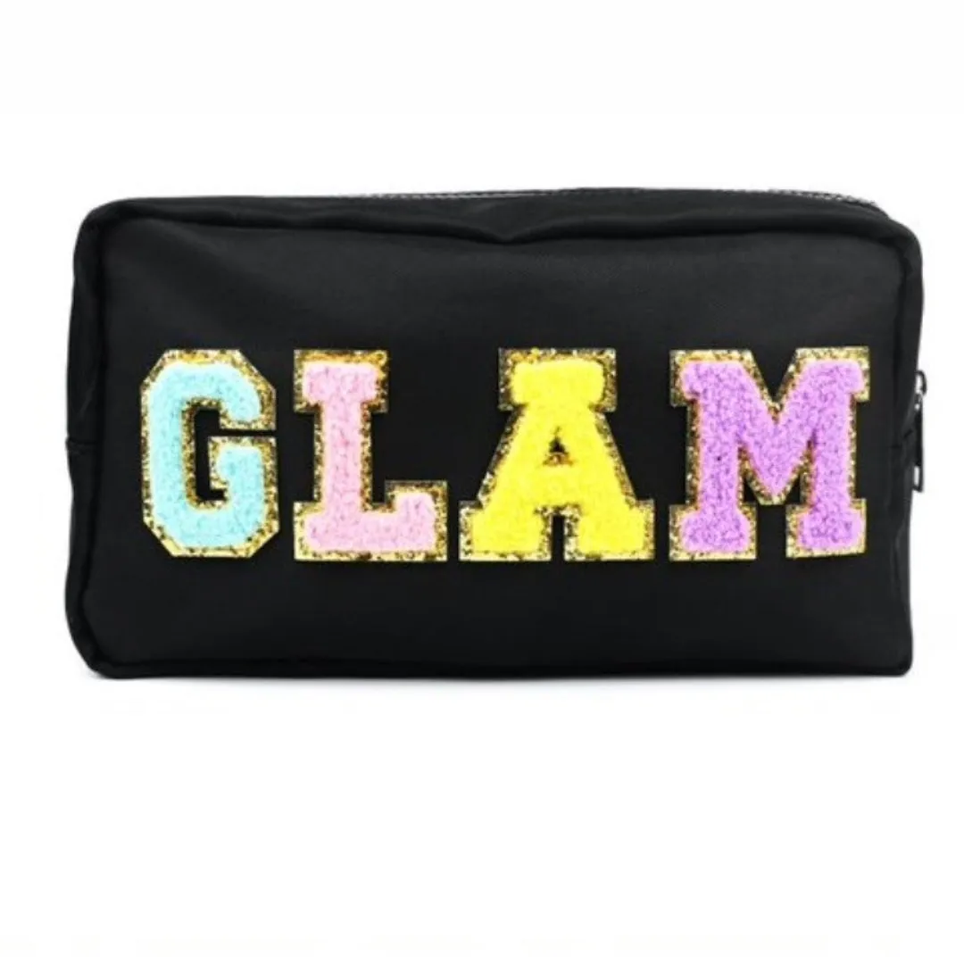Babe Varsity Letter Cosmetic Makeup Travel Bag U-216-BABE