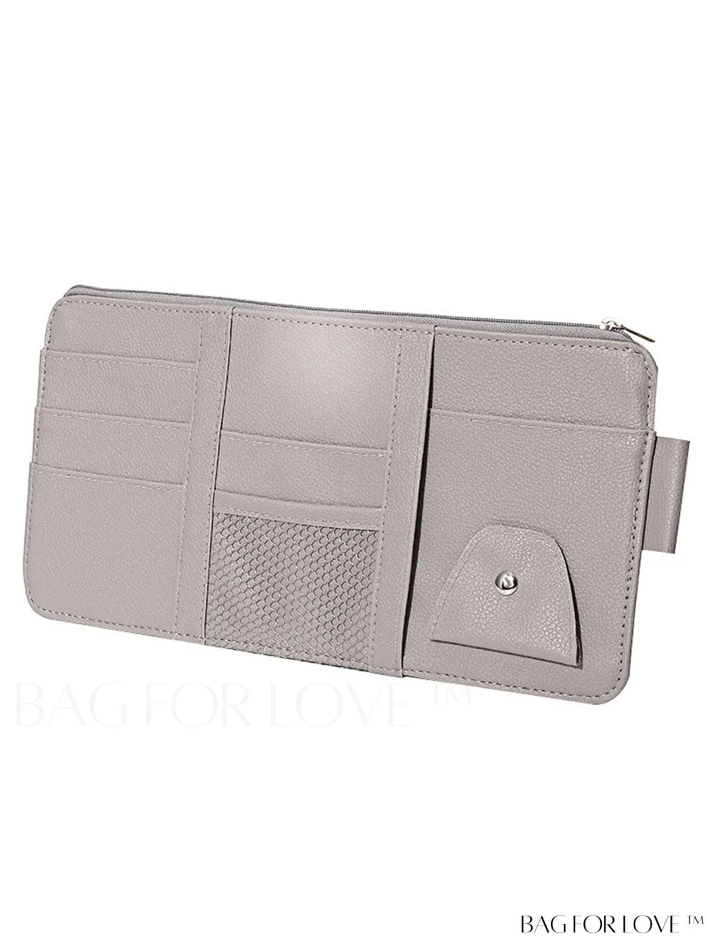 BagForLove - Car Sun Visor Organizer: Multi-Pocket Interior Accessories for Document Storage, Pen Holder, and More