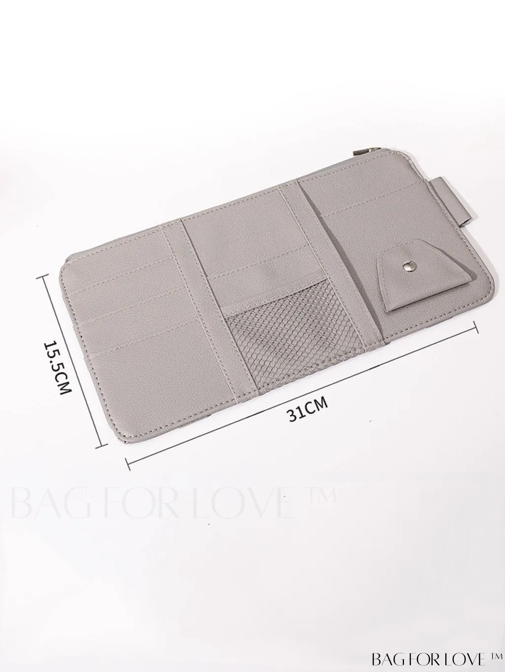 BagForLove - Car Sun Visor Organizer: Multi-Pocket Storage Solution for Auto Interior Accessories and Documents