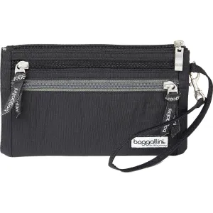 Baggallini RFID Currency Organizer Black Nylon
