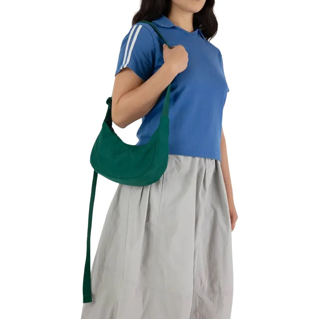 Baggu Small Nylon Crescent Bag, Cypress