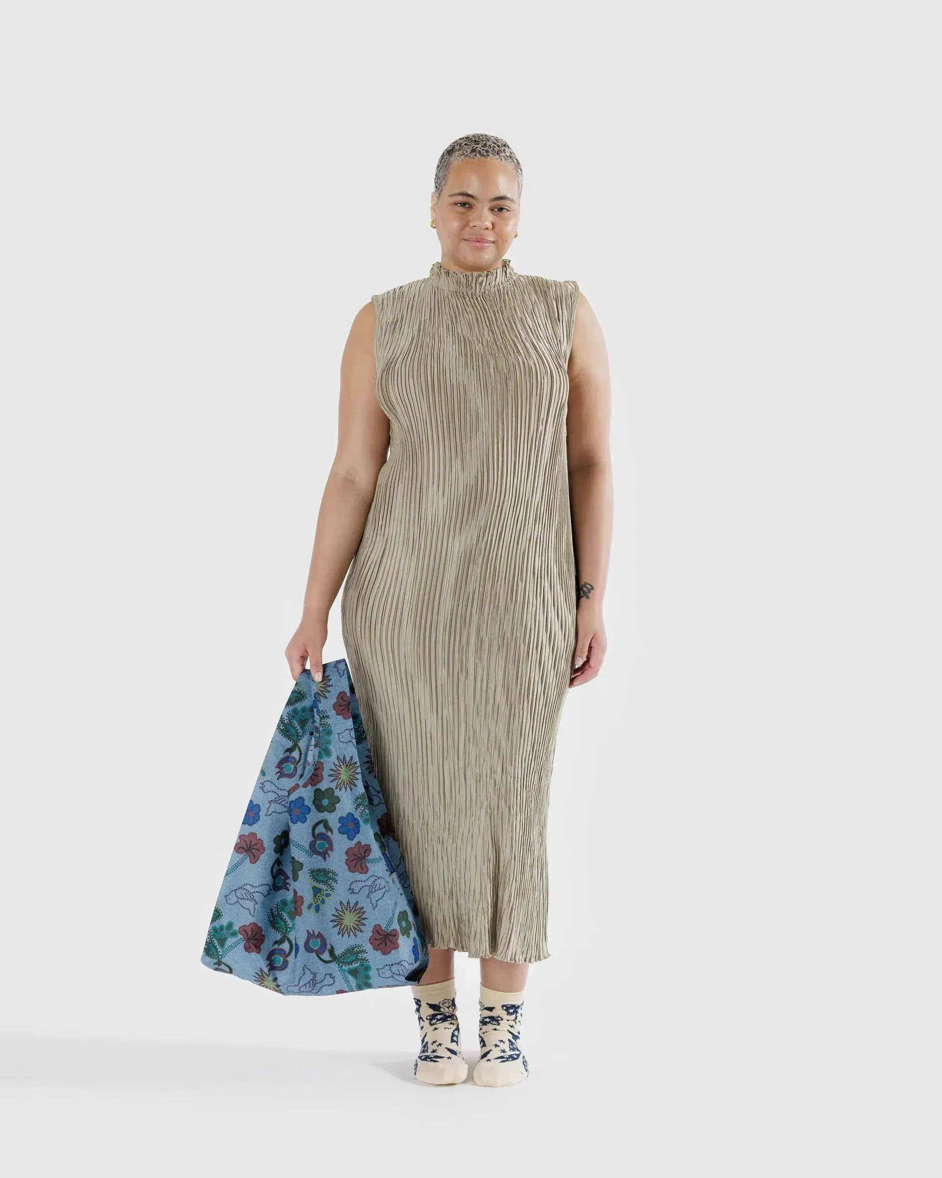 Baggu | Standard | Digital Denim Birds