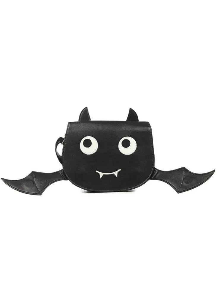 Banned Alternative Release The Bats Shoulder Bag Black