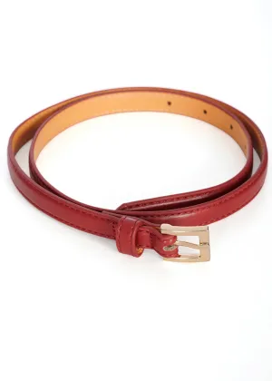 Banned Rosalie Belt Burgundy