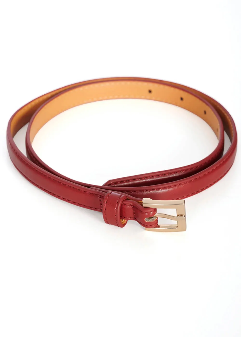 Banned Rosalie Belt Burgundy