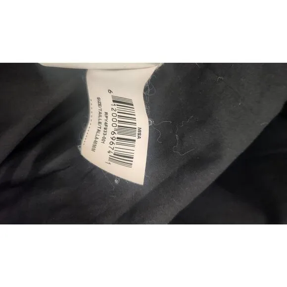 Bcbgmaxazria Misa women's black qulited mobwife faux leather jacket Sz Medium
