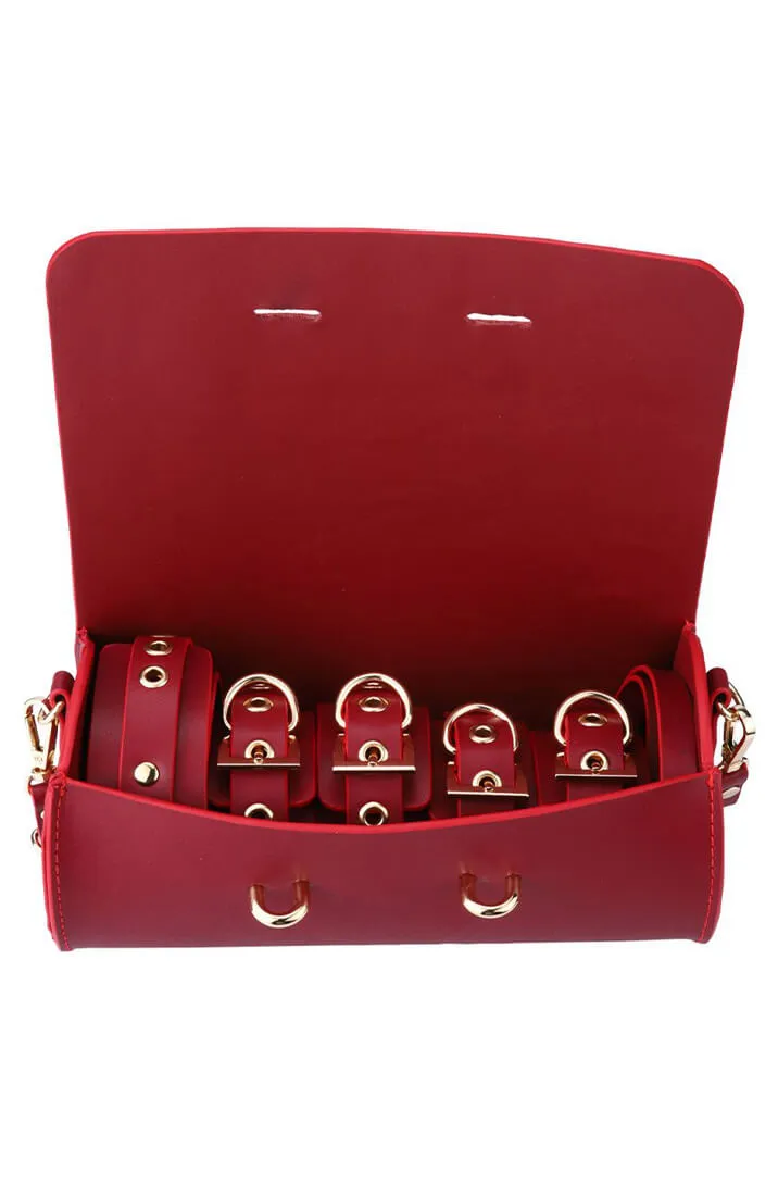 BDSM Deluxe 5 Item Kit - Red