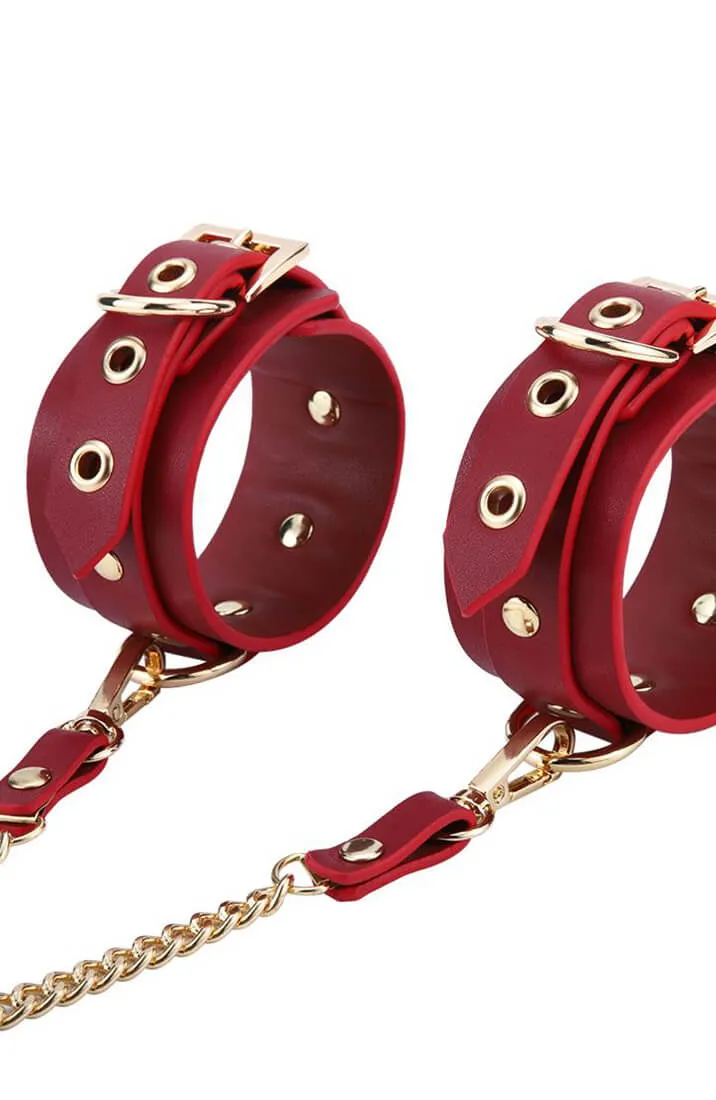 BDSM Deluxe 5 Item Kit - Red