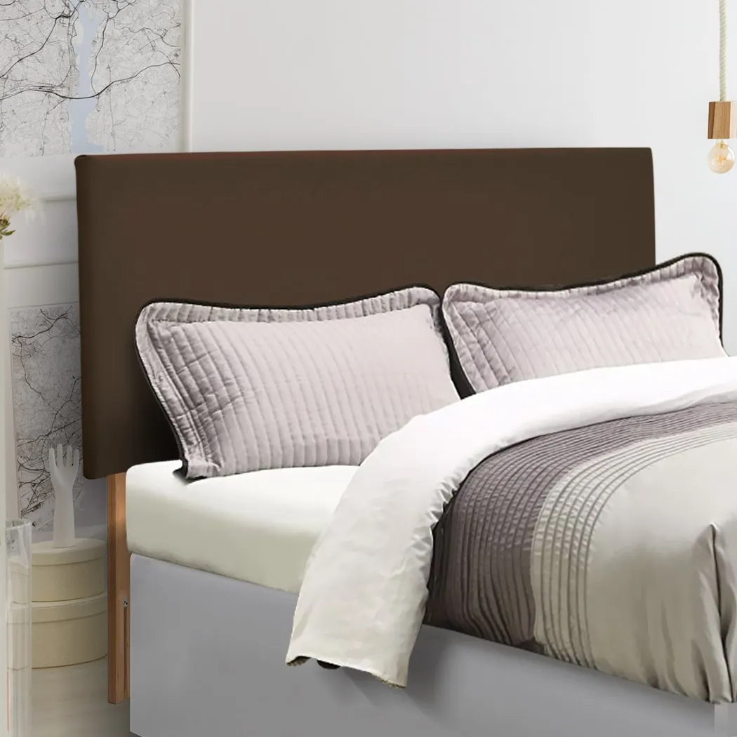 Bed Frame Bed head PU Leather With Wooden Leg Queen Size