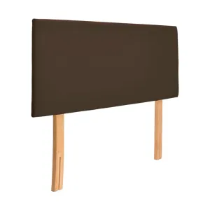 Bed Frame Bed head PU Leather With Wooden Leg Queen Size