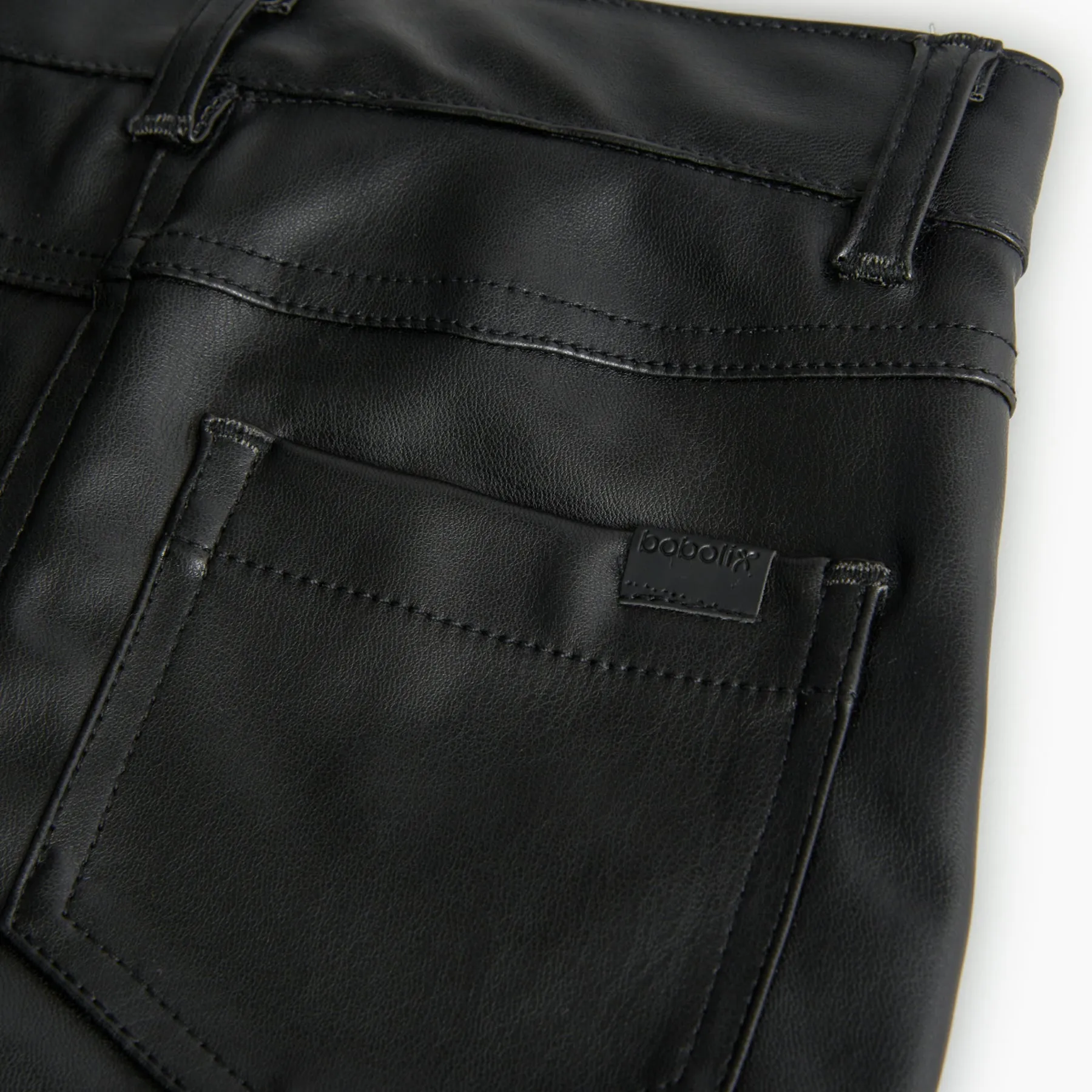 Boboli Faux Leather Trouser