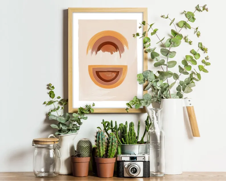 Boho abstract Wall Art