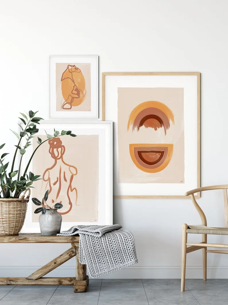 Boho abstract Wall Art