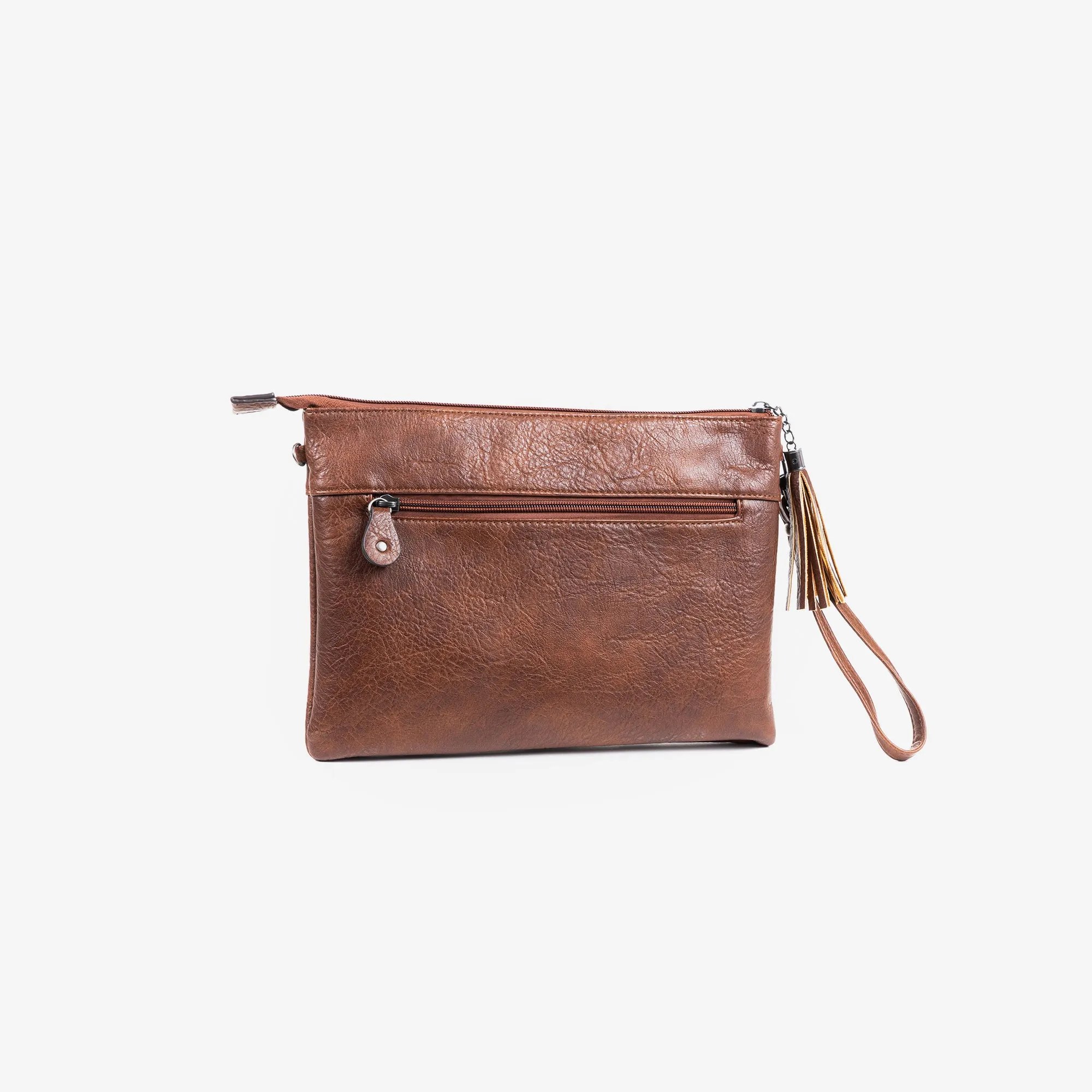 Bolso de mano color Marrón, Serie Carteras