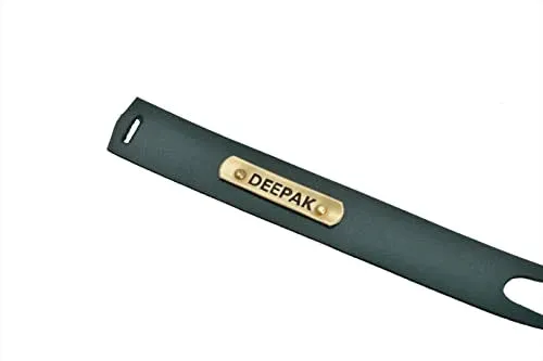 Bookmark Leather Tag for Readers | Personalised with Name (Olive Green)