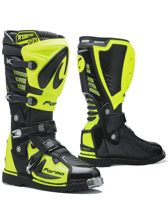 Botas Forma Predator 2.0 Black Yellow Fluor