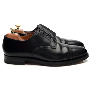 'Bradford' Black Cordovan Leather Derby UK 8.5 E
