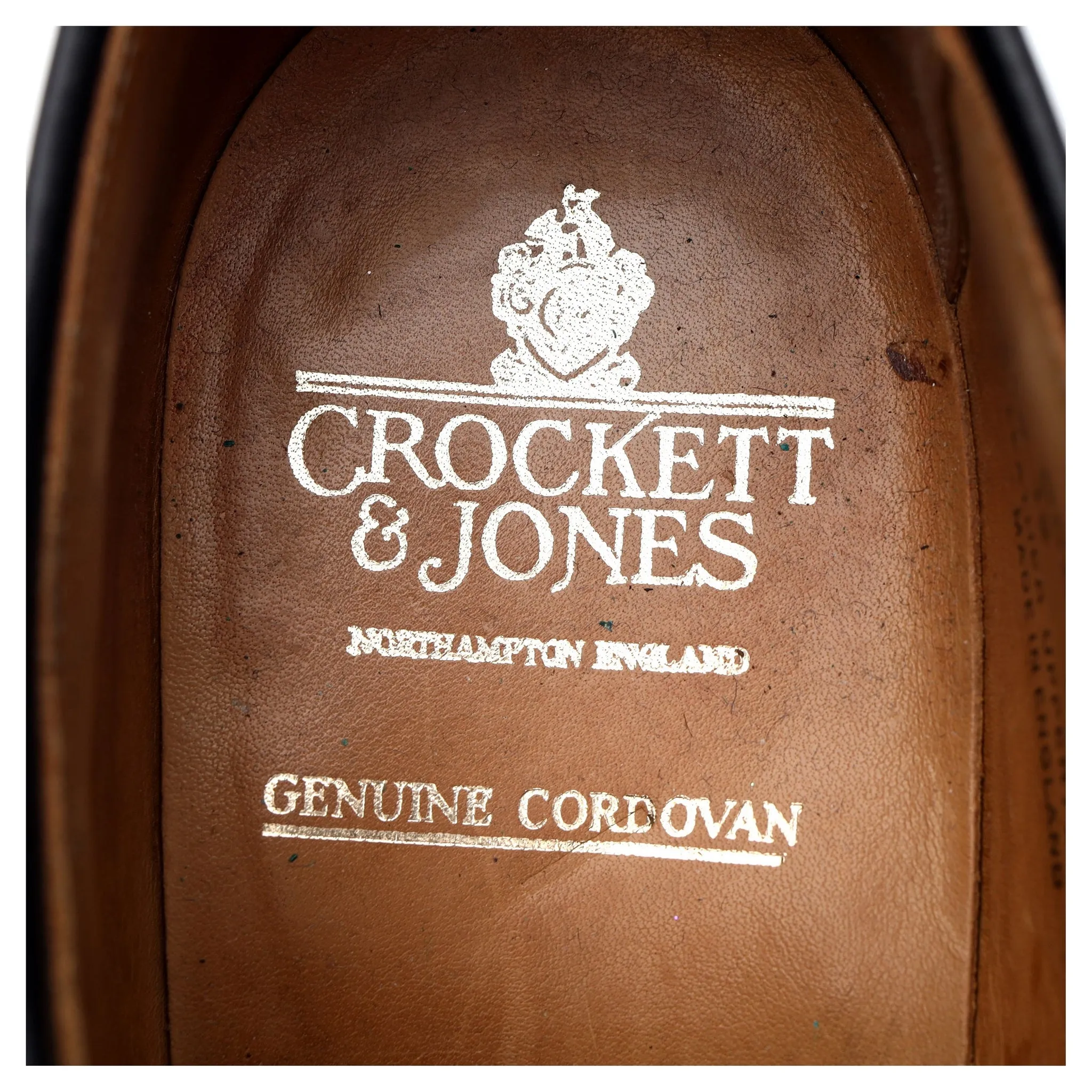 'Bradford' Black Cordovan Leather Derby UK 8.5 E