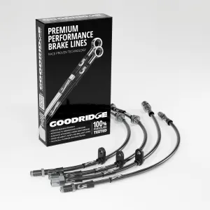 BRAKE HOSE KIT FOR MINI R57 LCI CONVERTIBLE COOPER D 1.6 2009-02/2016