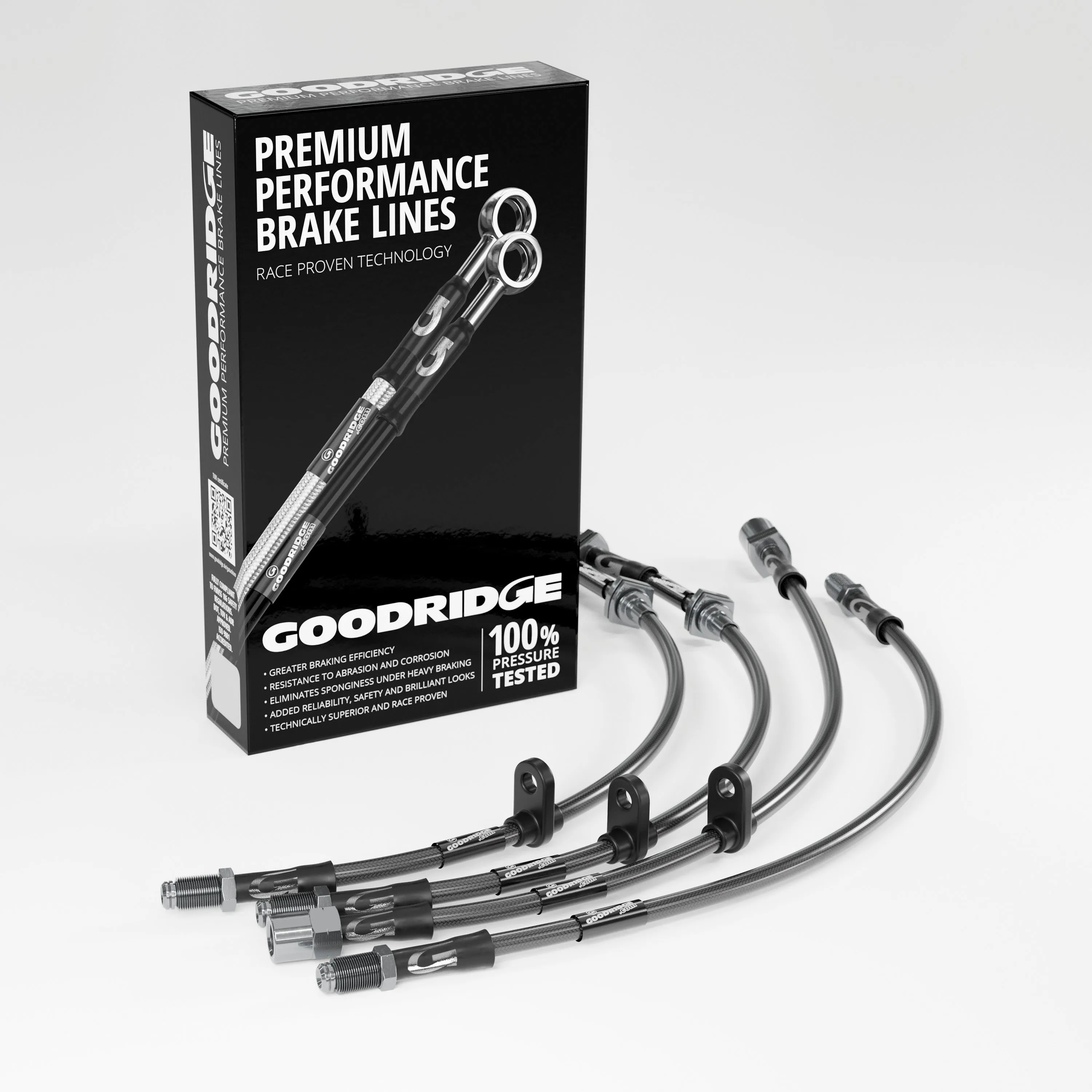 BRAKE HOSE KIT FOR MINI R57 LCI CONVERTIBLE COOPER D 1.6 2009-02/2016