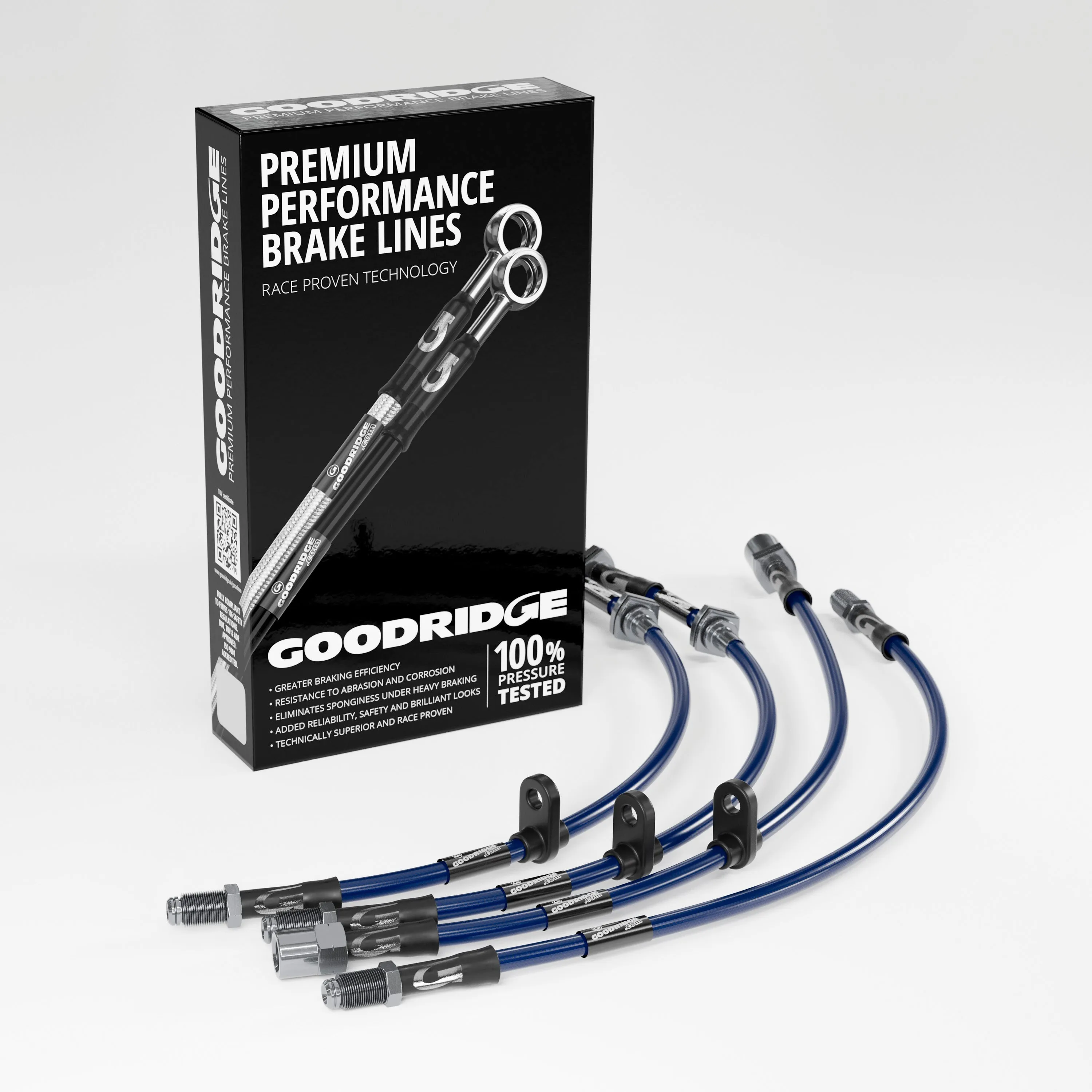 BRAKE HOSE KIT FOR MINI R57 LCI CONVERTIBLE COOPER D 1.6 2009-02/2016