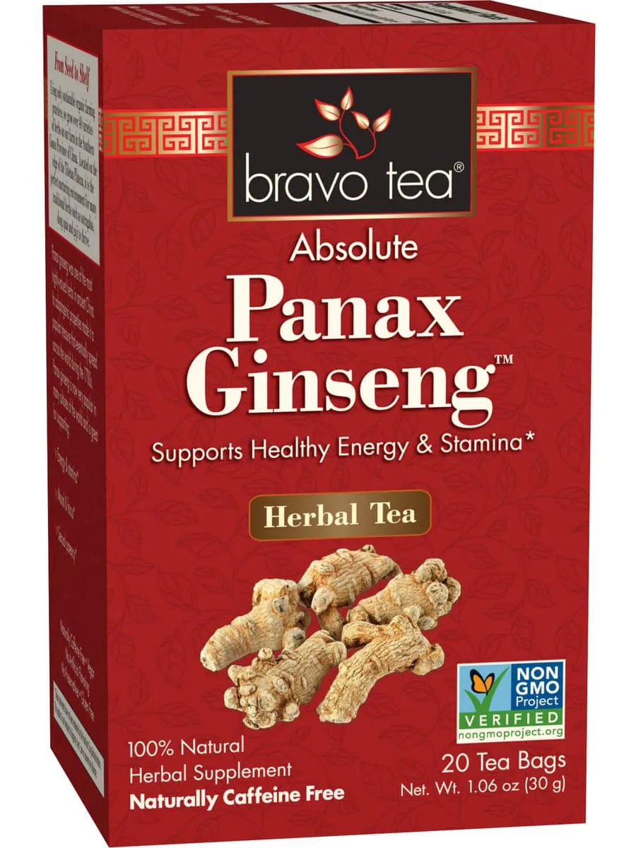 Bravo Tea, Panax Ginseng, 20 Tea Bags