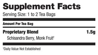 Bravo Tea, Schisandra Berry, 20 Tea Bags