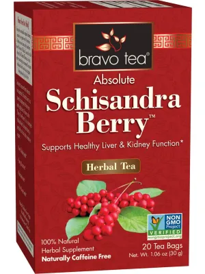 Bravo Tea, Schisandra Berry, 20 Tea Bags