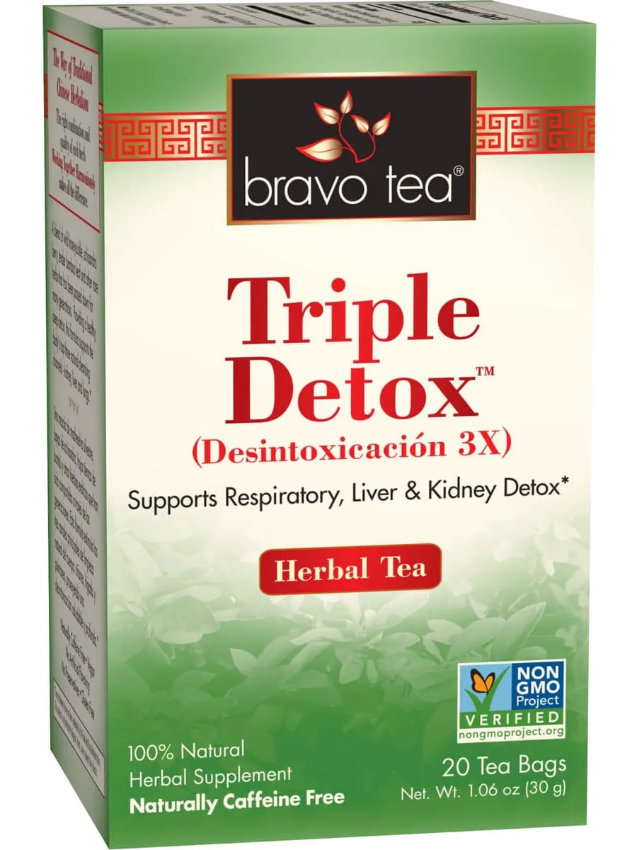 Bravo Tea, Triple Detox, 20 Tea Bags