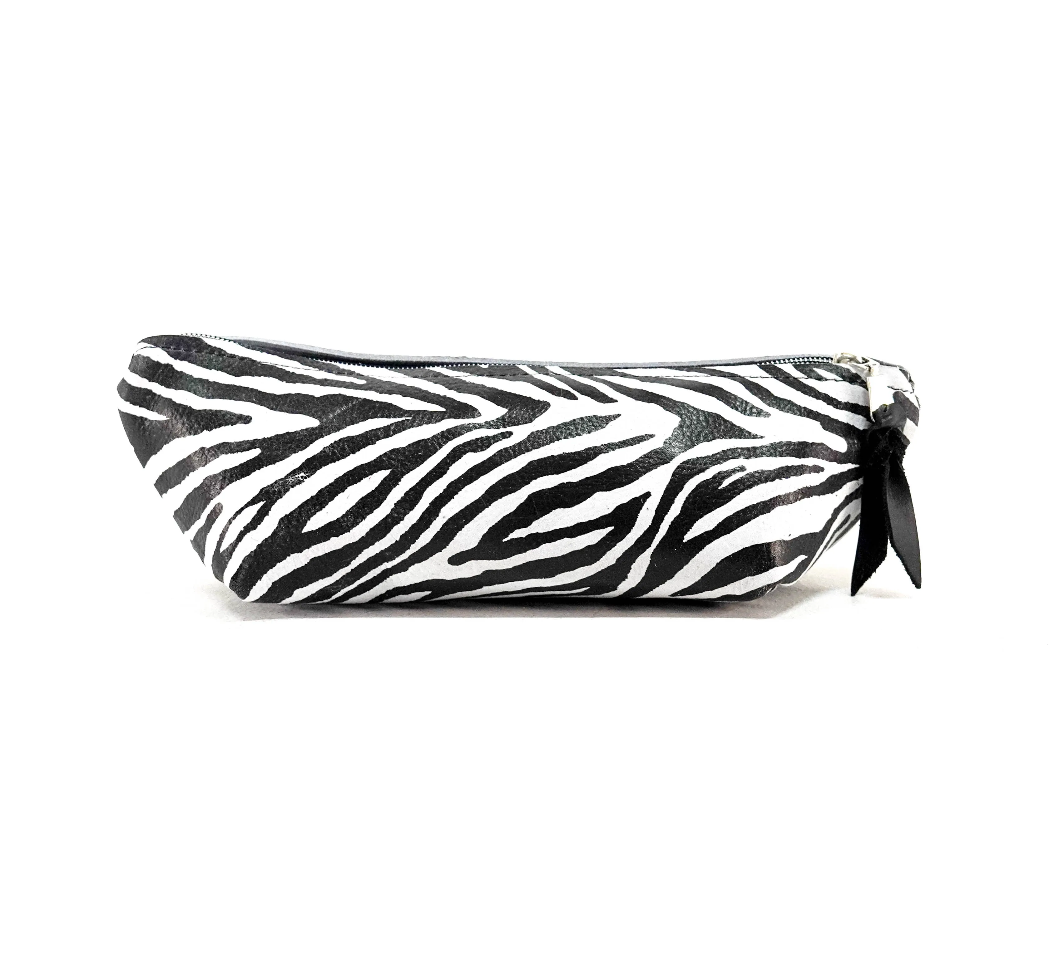 Buckle Bunny - Black & White w/ Zebra Leather