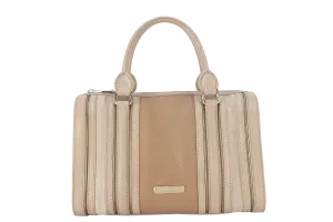 BURBERRY ALCHESTER BOWLING BAG DARK CAPER WITH STRAP WITH DUST COVER