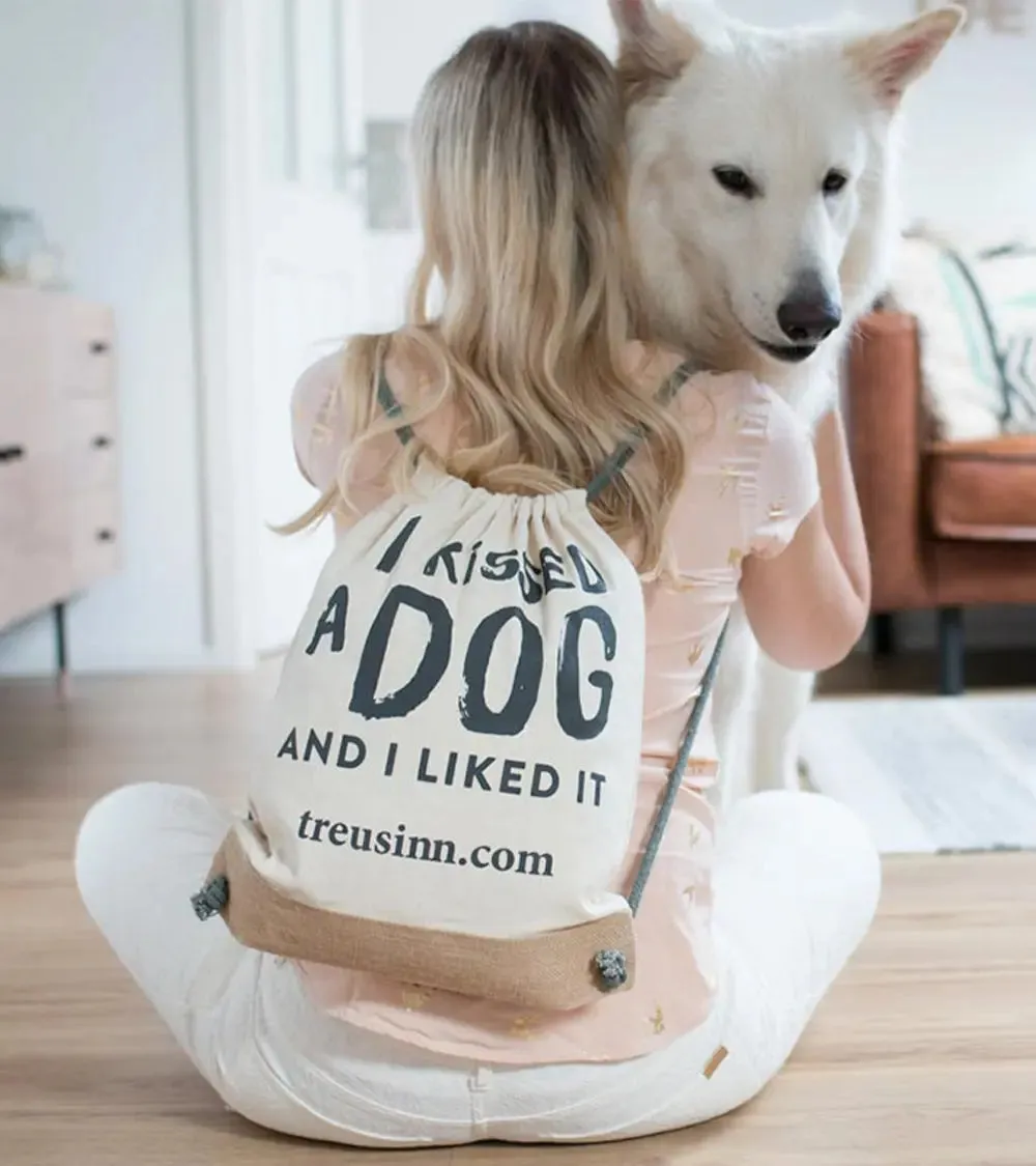 Canvas Bag - I Kiss a Dog