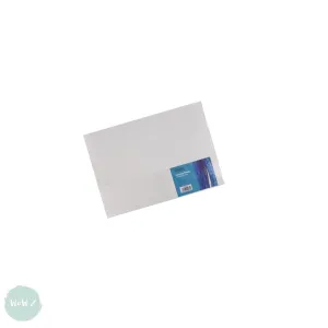 Canvas Board - WHITE PRIMED 100% COTTON - SEAWHITE - A5