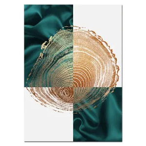 Canvas Painting Light Luxury Golden Wall Art