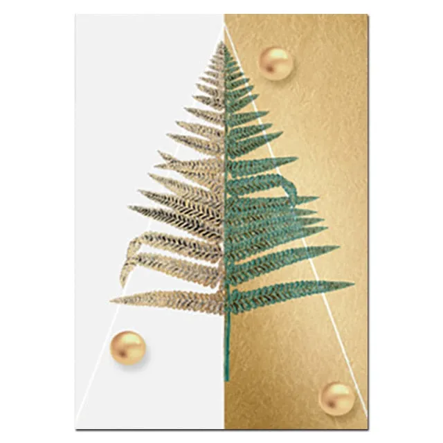 Canvas Painting Light Luxury Golden Wall Art