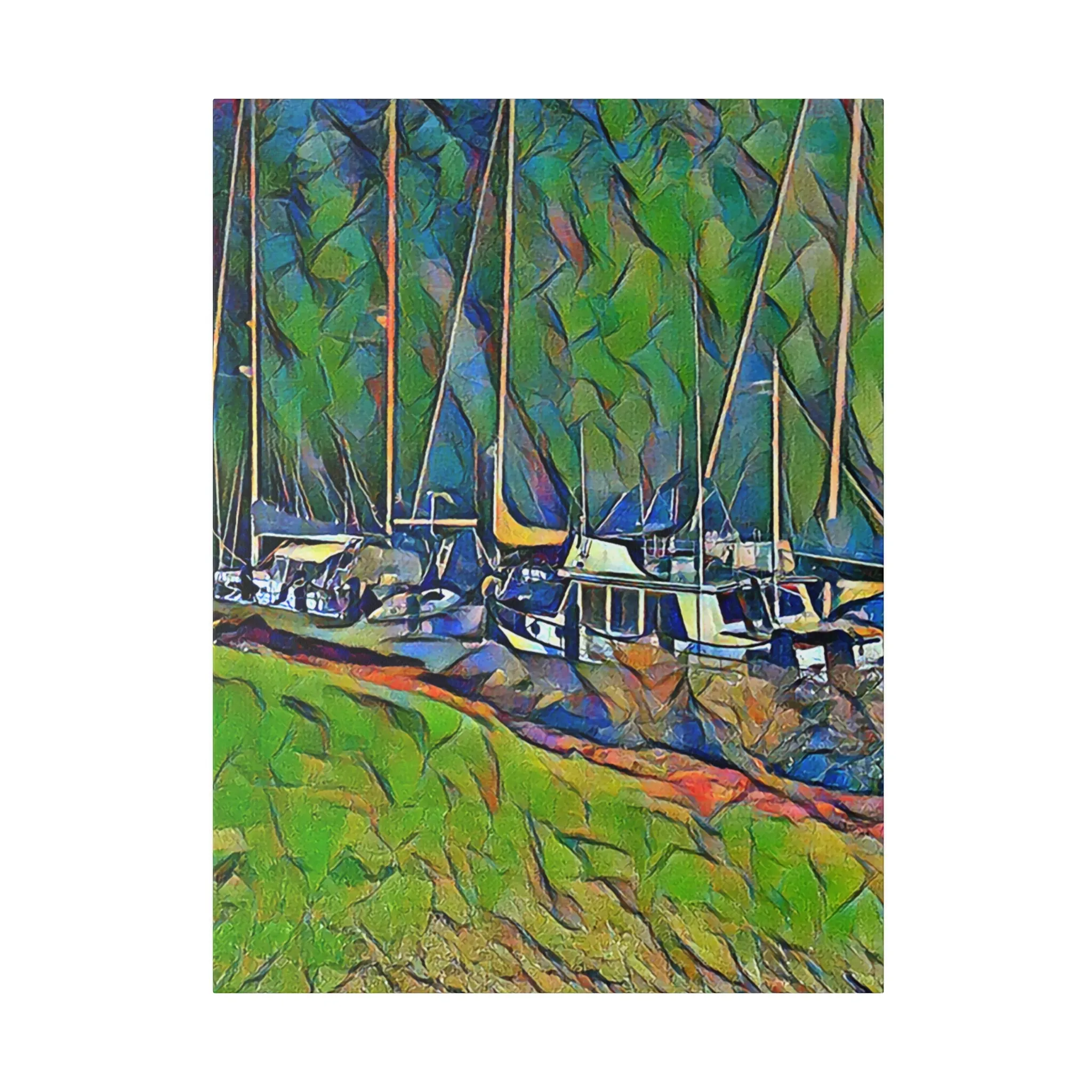 Canvas Print in Multiple Portrait Sizes from the Nautical Series at Intriguing Vistas