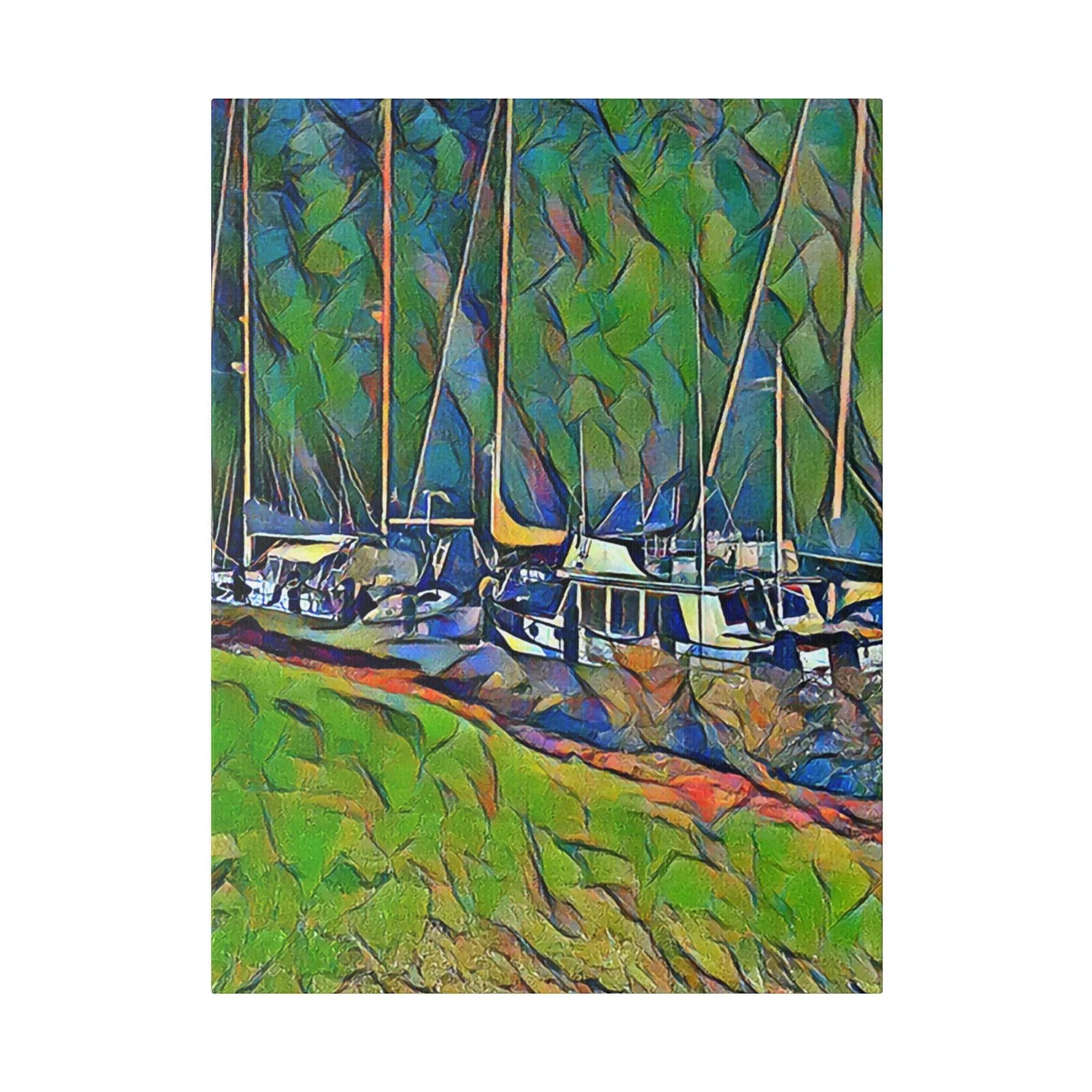 Canvas Print in Multiple Portrait Sizes from the Nautical Series at Intriguing Vistas
