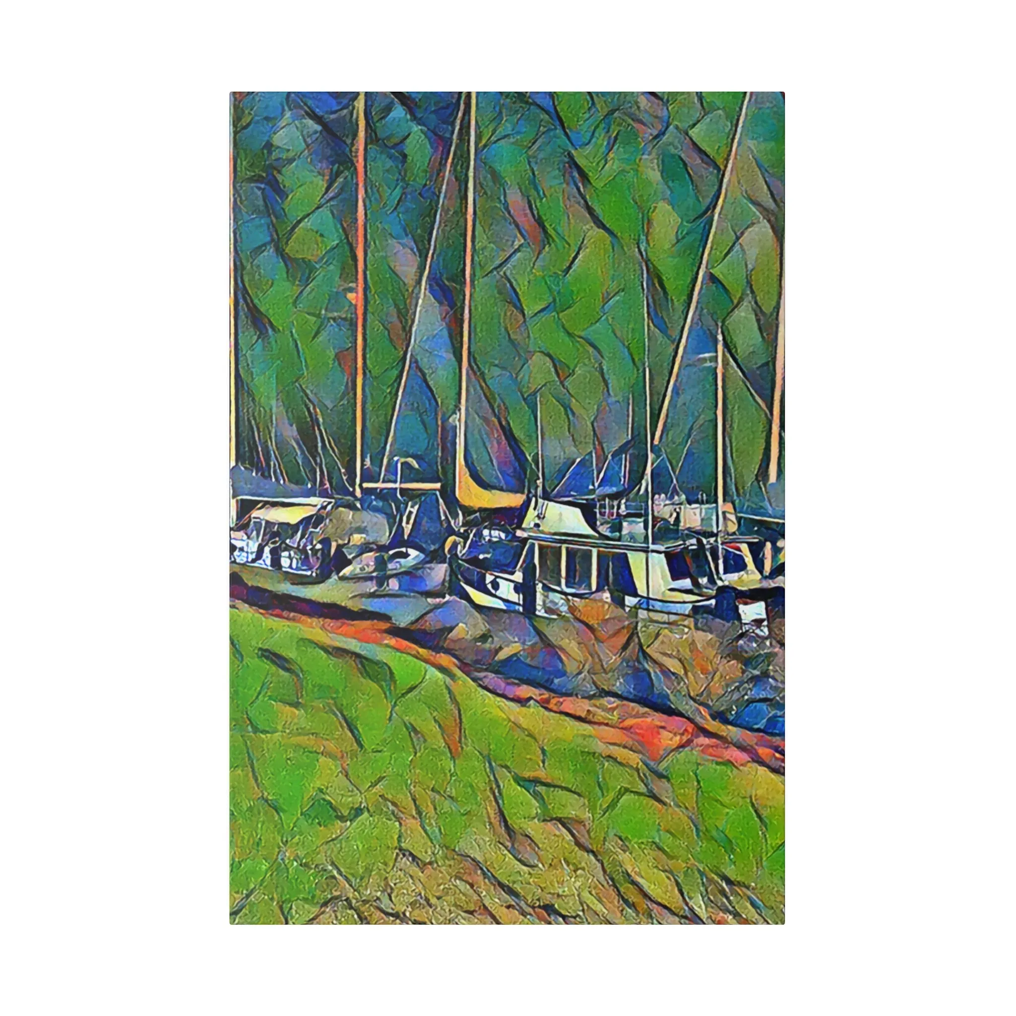 Canvas Print in Multiple Portrait Sizes from the Nautical Series at Intriguing Vistas