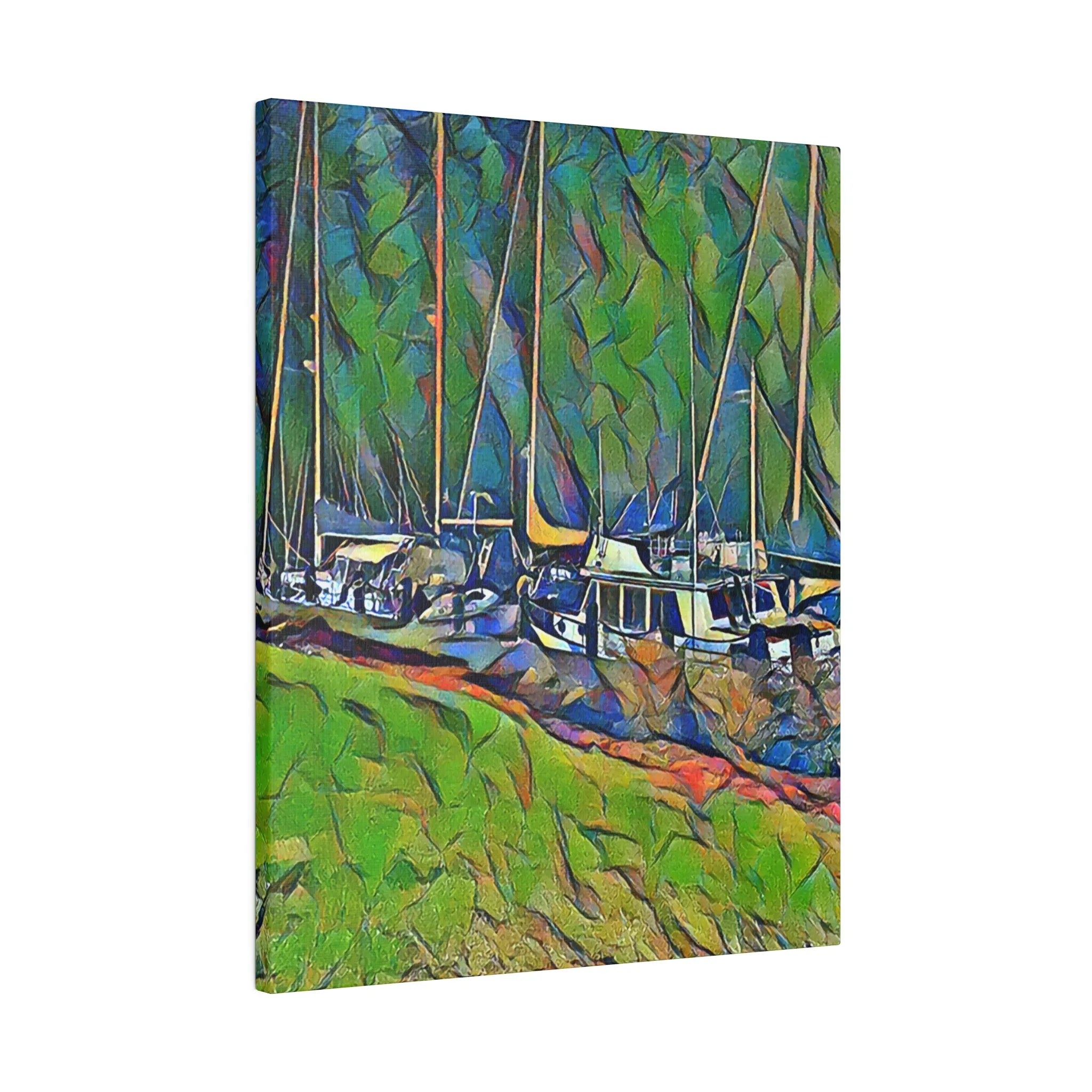 Canvas Print in Multiple Portrait Sizes from the Nautical Series at Intriguing Vistas