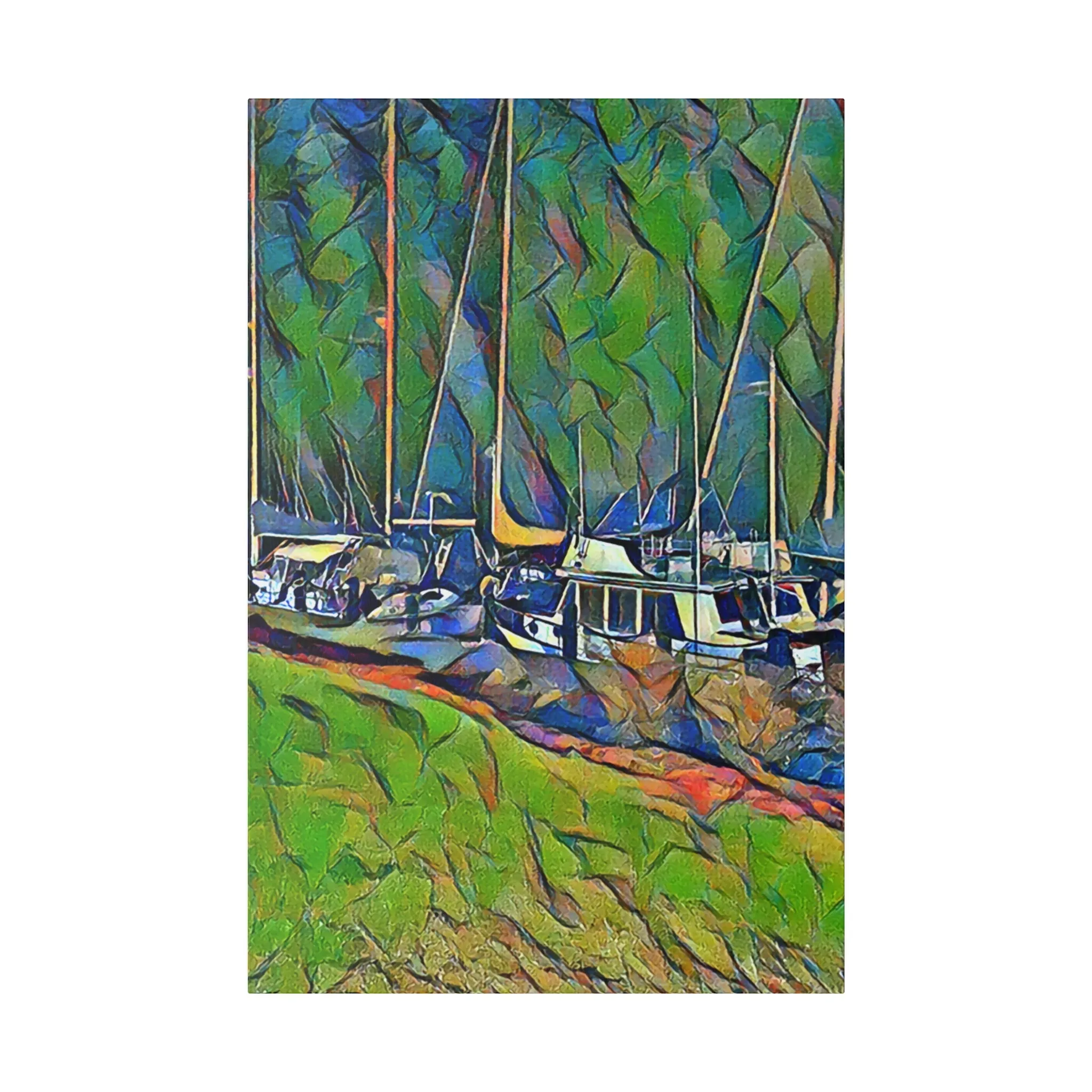 Canvas Print in Multiple Portrait Sizes from the Nautical Series at Intriguing Vistas
