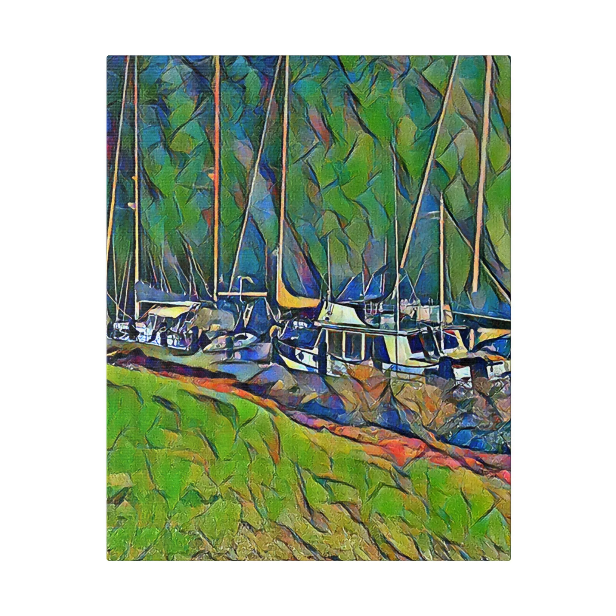 Canvas Print in Multiple Portrait Sizes from the Nautical Series at Intriguing Vistas