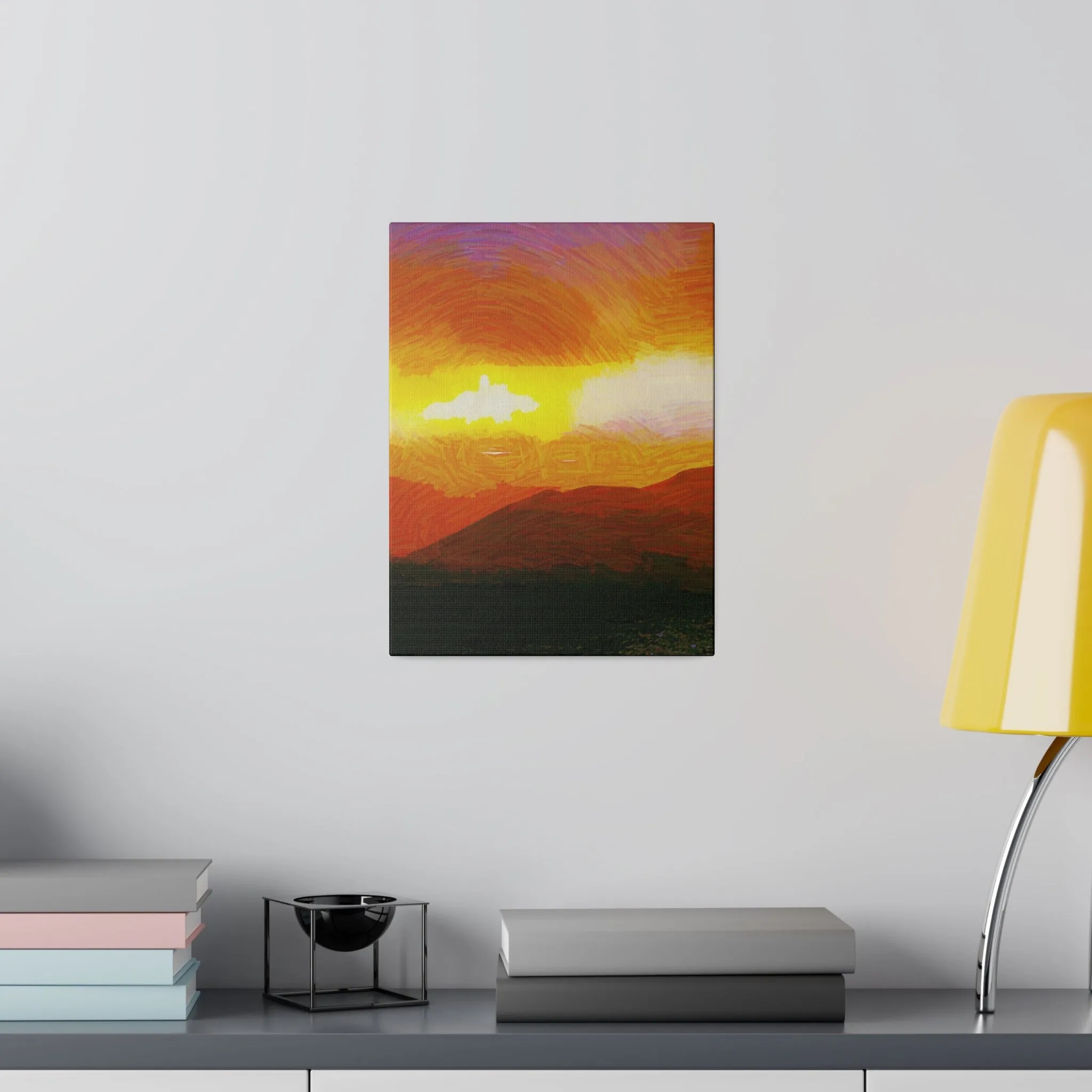 Canvas Print in Multiple Portrait Sizes from the Sunset Series at Intriguing Vistas