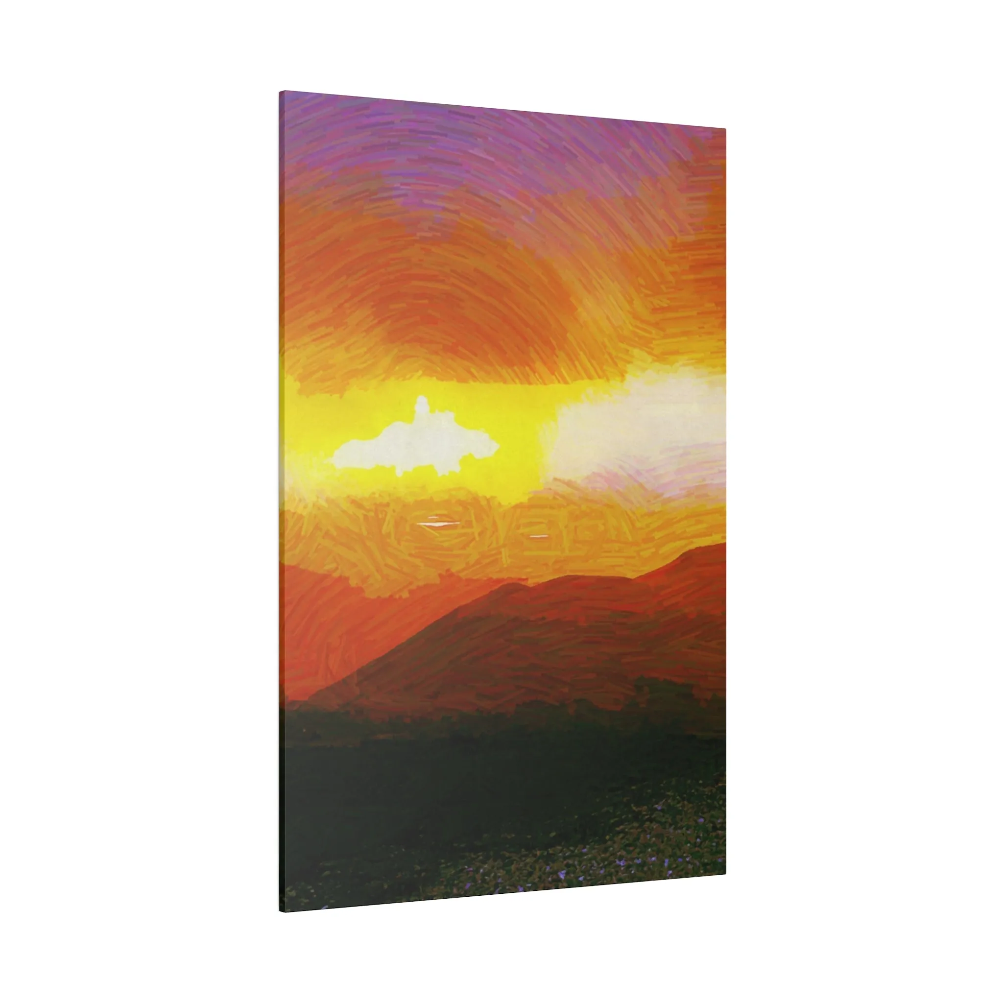 Canvas Print in Multiple Portrait Sizes from the Sunset Series at Intriguing Vistas