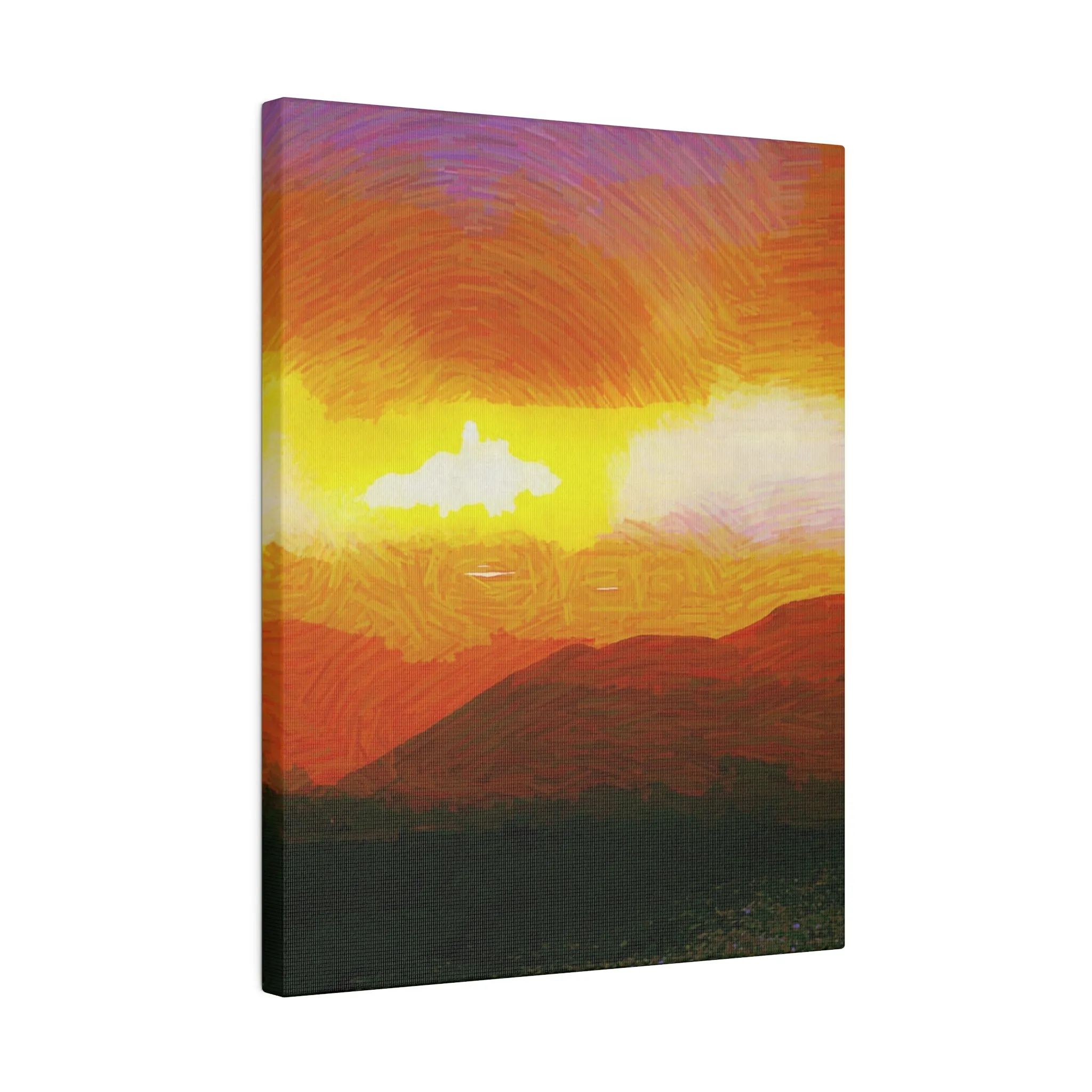 Canvas Print in Multiple Portrait Sizes from the Sunset Series at Intriguing Vistas